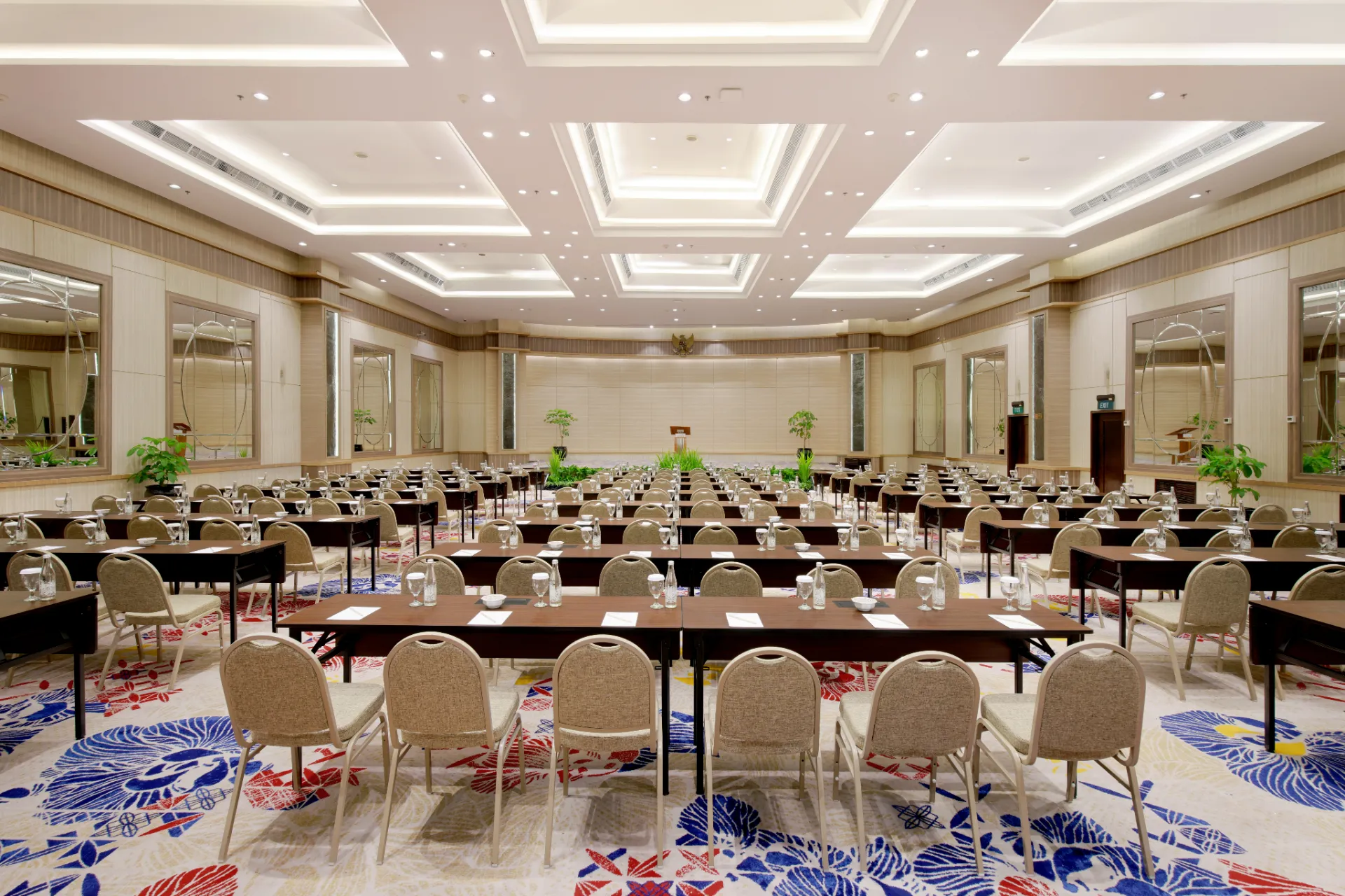 Ballroom meeting setup at Lumire Hotel Jakarta
