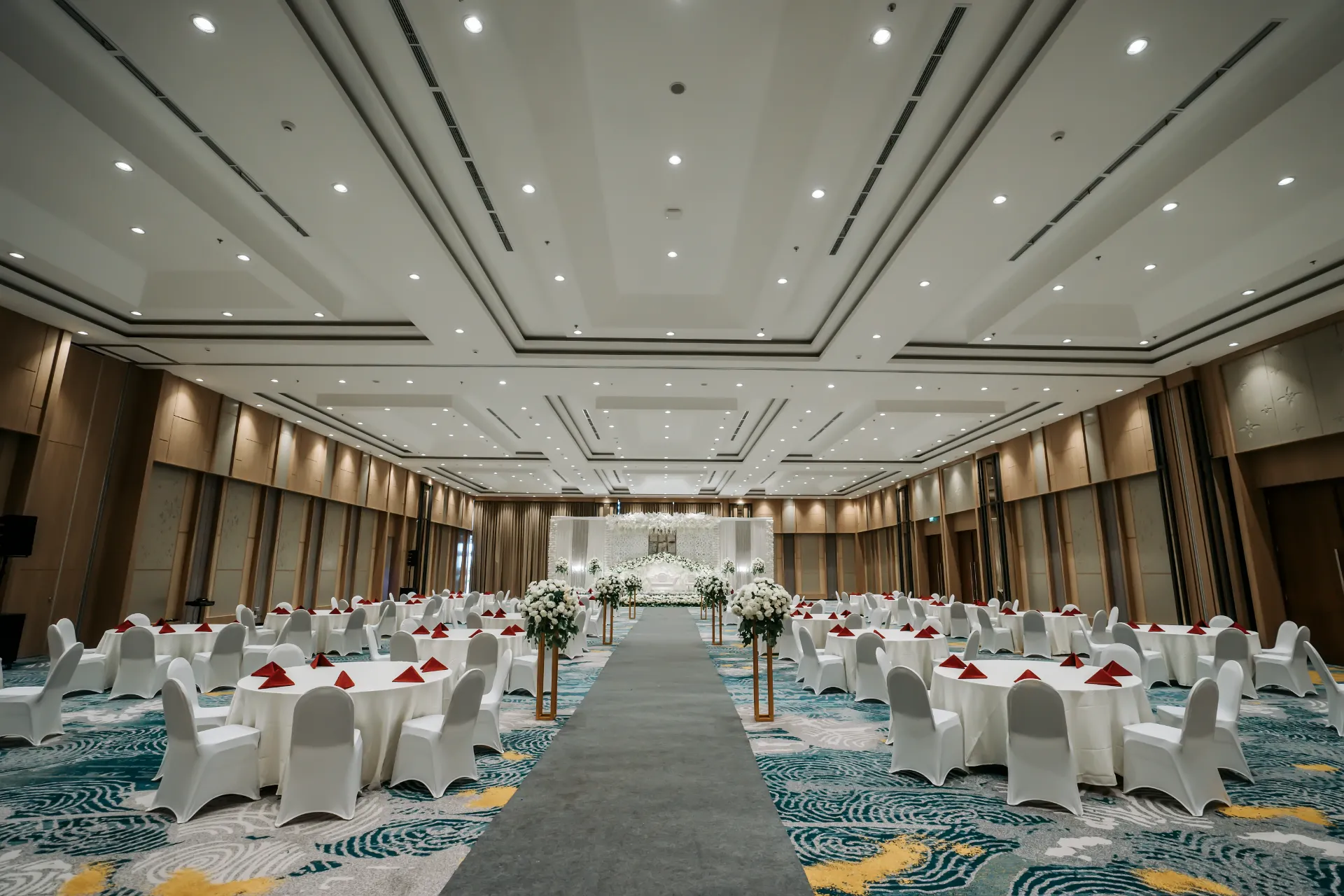 Grand ballroom at Luwansa Hotel Manado for wedding reception