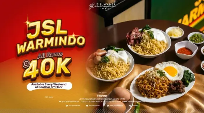 JS Luwansa Hotel and Convention Center Hadirkan JSL Warmindo, Mie Instan View Kota Jakarta